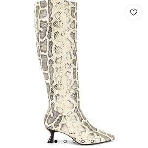 Raye Jonathan Boot in Grey Snake